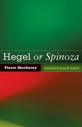hegel or spinoza (in English)
