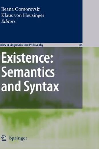 Existence: Semantics and Syntax (en Inglés)