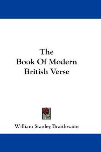 the book of modern british verse