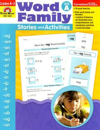 word family stories & activities, level a (en Inglés)