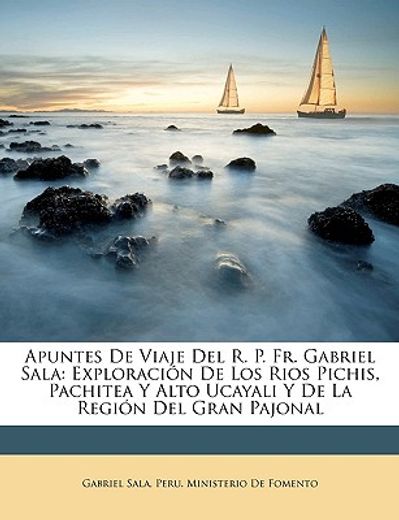 apuntes de viaje del r. p. fr. gabriel sala: exploracin de los rios pichis, pachitea y alto ucayali y de la regin del gran pajonal