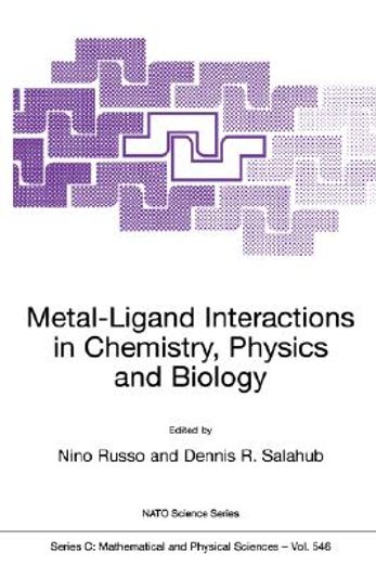 metal-ligand interactions in chemistry, physics and biology (en Inglés)