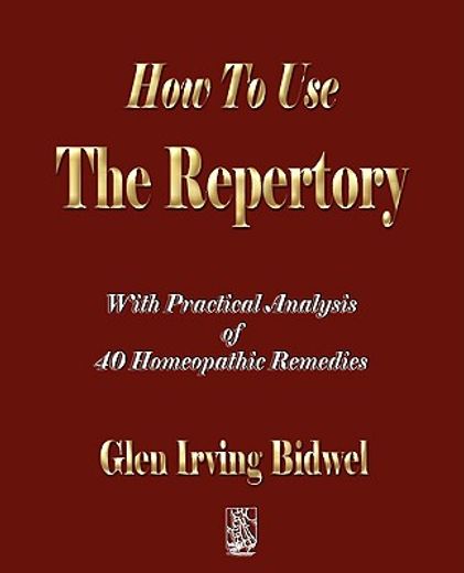 how to use the repertory