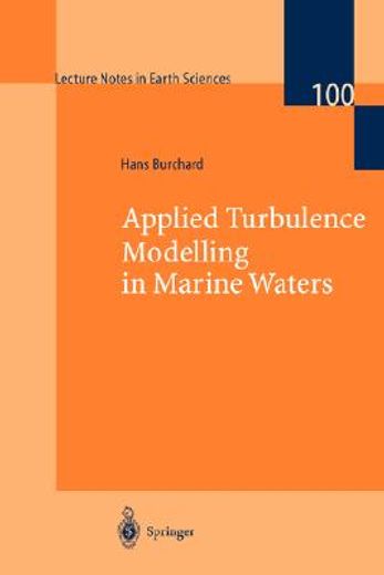 applied turbulence modelling in marine waters (en Inglés)