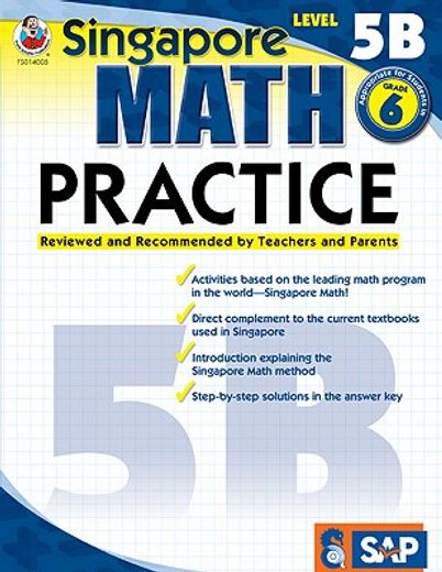 singapore math practice, level 5b (en Inglés)