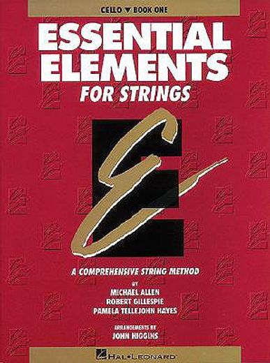 essential elements for strings,cello book 1 (en Inglés)