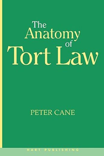 the anatomy of tort law (en Inglés)