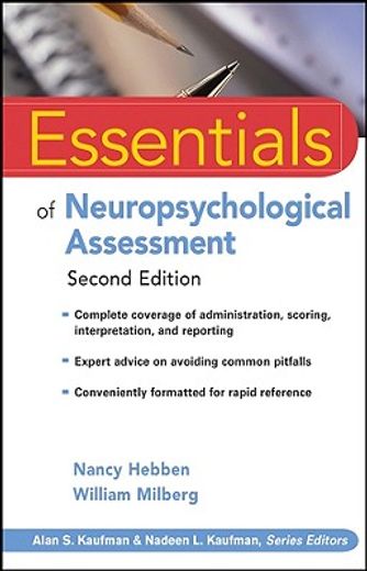 essentials of neuropsychological assessment (in English)