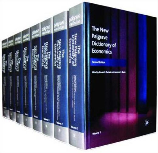 the new palgrave dictionary of economics