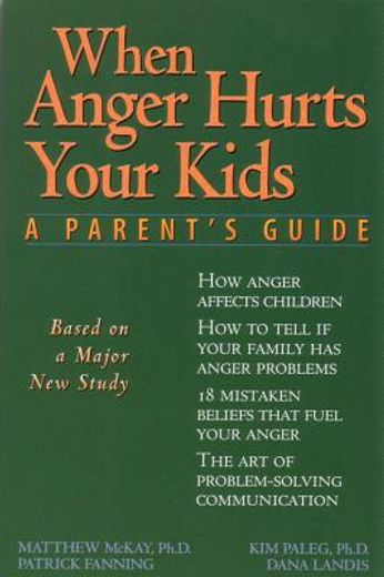 when anger hurts your kids,a parent´s guide (en Inglés)