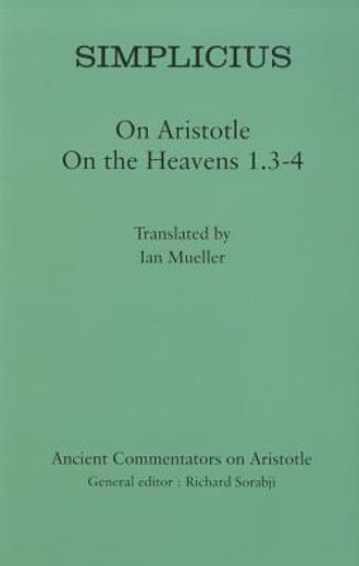 simplicius,on aristotle on the heavens 1.3-4