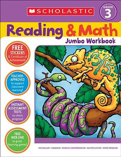 Reading & Math Jumbo w Grade 3 (in English)