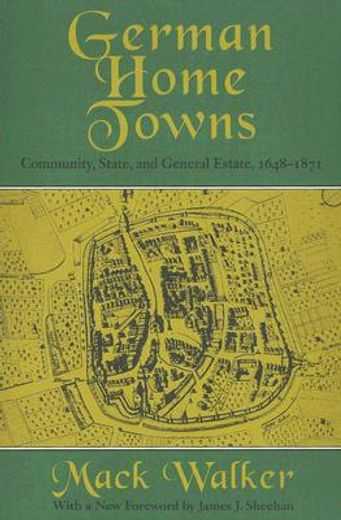 german home towns,community, state, and general estate 1648-1871
