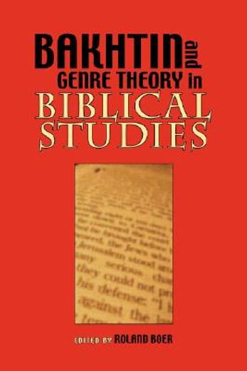 bakhtin and genre theory in biblical studies