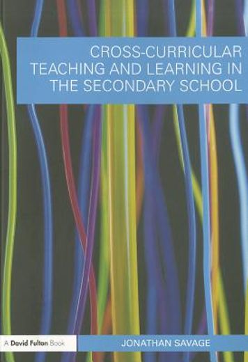 cross-curricular teaching and learning in the secondary school