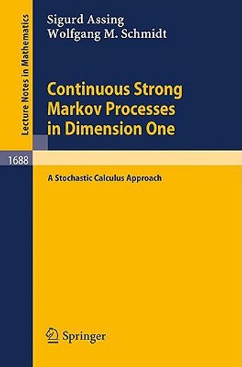 continuous strong markov processes in dimension one (en Inglés)