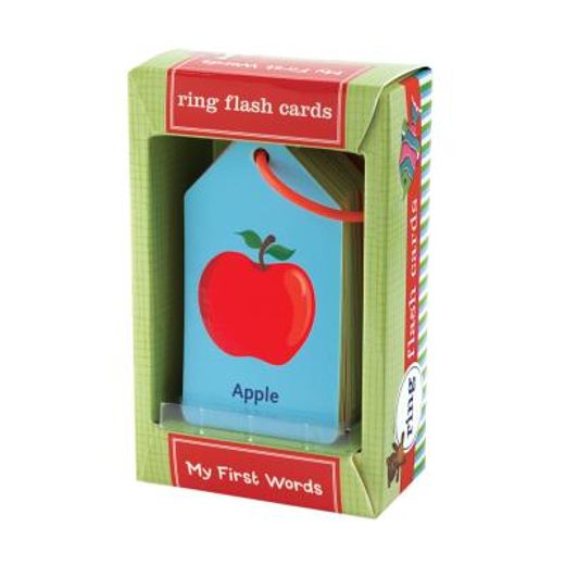 my first words ring flashcards