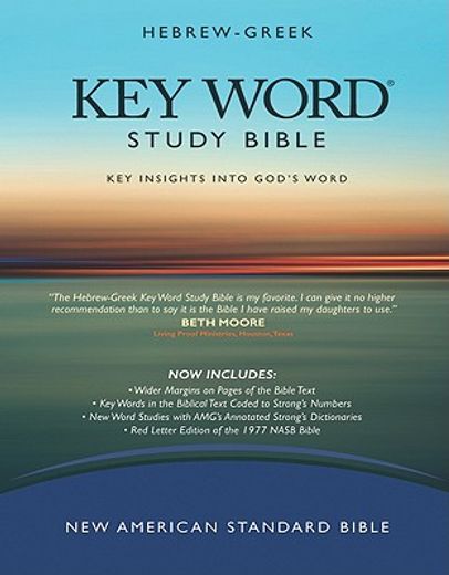 hebrew-greek key word study bible,new american standard bible