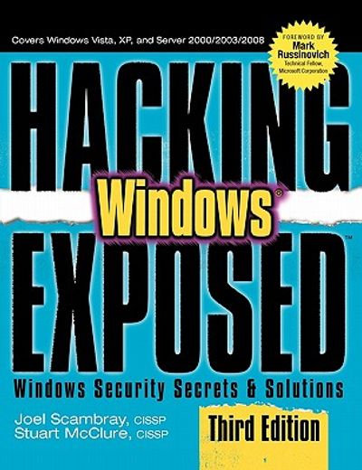 hacking exposed windows,windows security secrets & solutions