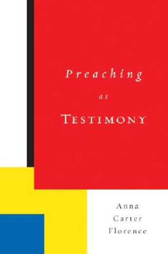 preaching as testimony (in English)