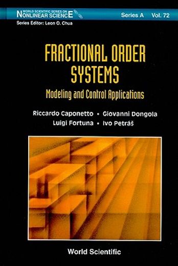 fractional order systems,modeling and control applications