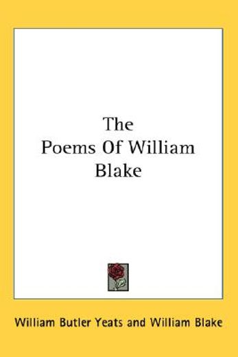 the poems of william blake (en Inglés)