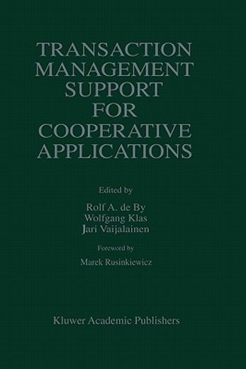 transaction management support for cooperative applications (en Inglés)