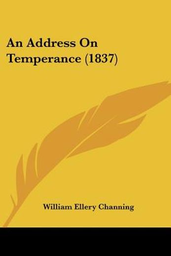 an address on temperance (1837)