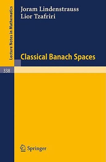 classical banach spaces (en Inglés)