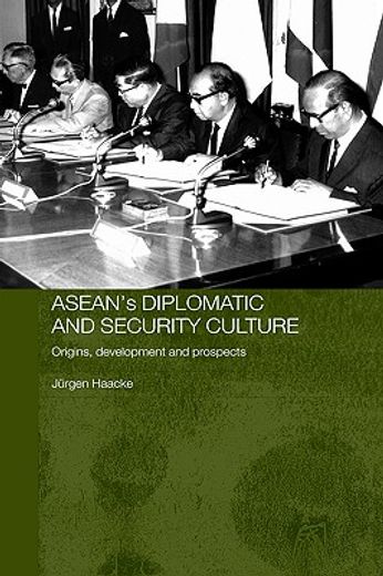 asean´s diplomatic and security culture,origins, development and prospects