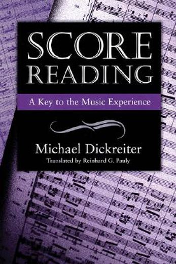 score reading,a key to the music experience