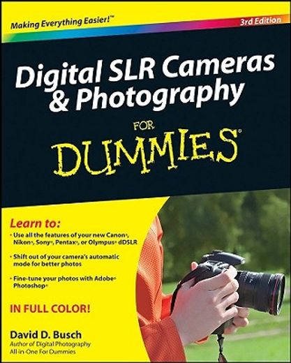 digital slr cameras & photography for dummies