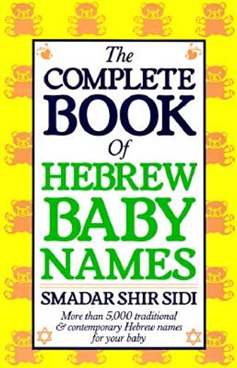 the complete book of hebrew baby names