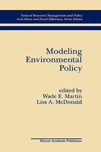 modeling environmental policy (en Inglés)