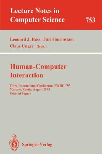 human-computer interaction (en Inglés)
