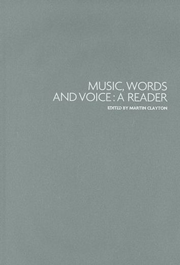 music, words and voice,a reader