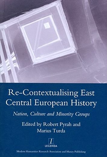 Re-Contextualising East Central European History: Nation, Culture and Minority Groups (en Inglés)