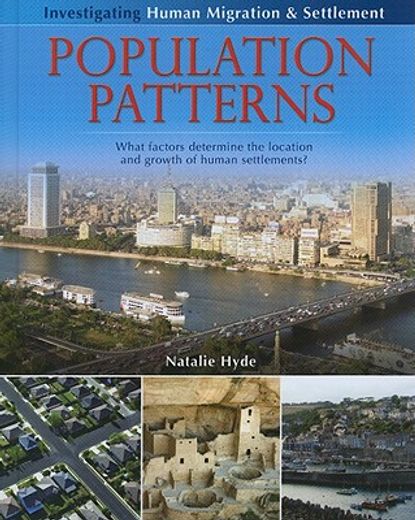 population patterns,what factors determine the location and growth of human settlements?