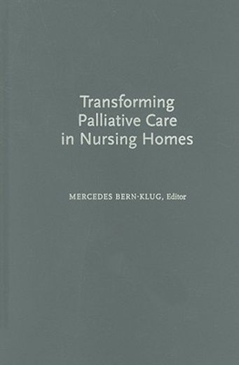 transforming palliative care in nursing homes,the social work role