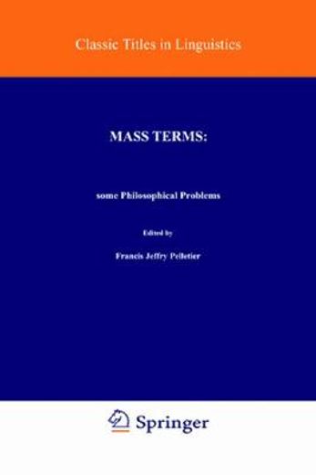 mass terms,some philosophical problems