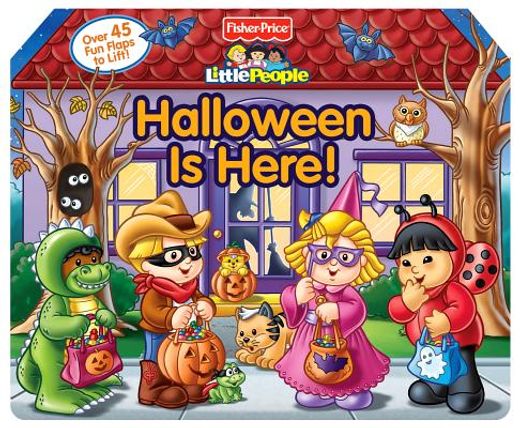 fisher price little people lift the flap halloween
