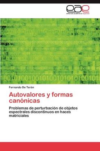 autovalores y formas can nicas (in Spanish)