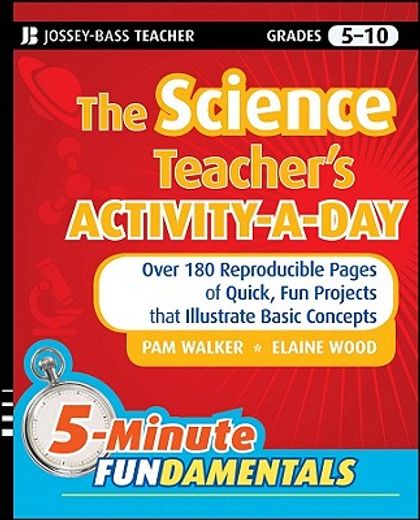 the science teacher´s activity-a-day, grades 5-10,over 180 reproducible pages of quick, fun projects that illustrate basic concepts (in English)