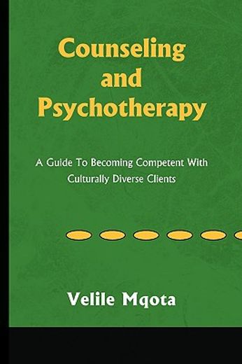 counseling and psychotherapy (en Inglés)