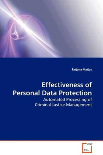 effectiveness of personal data protection