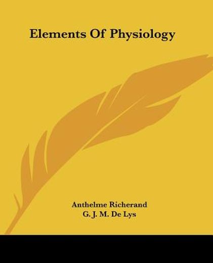 elements of physiology