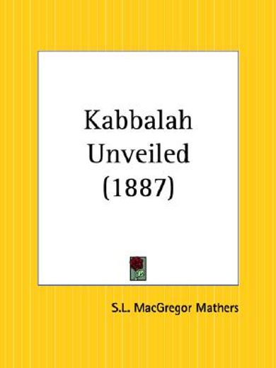 the kabbalah unveiled,(1887)