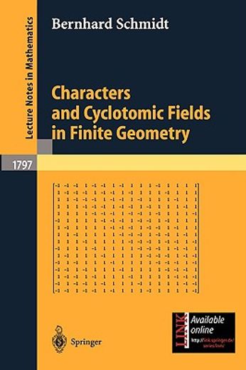 characters and cyclotomic fields in finite geometry