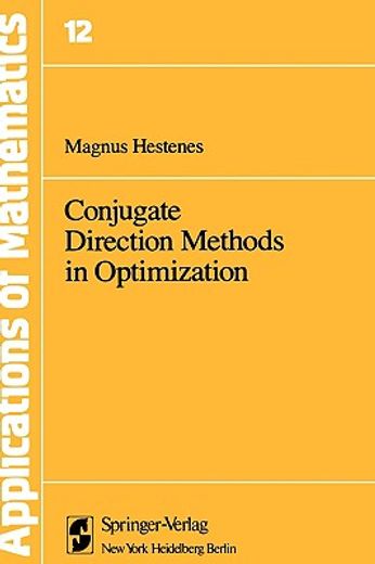 conjugate direction methods in optimization (en Inglés)