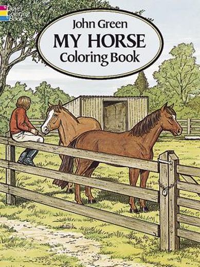 my horse coloring book (in English)